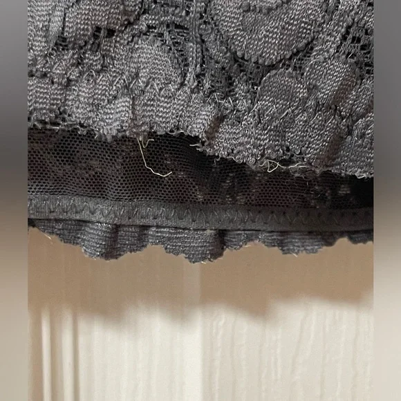 WISHLIST Gray Bralette All Lace Size XL - Picture 6 of 7